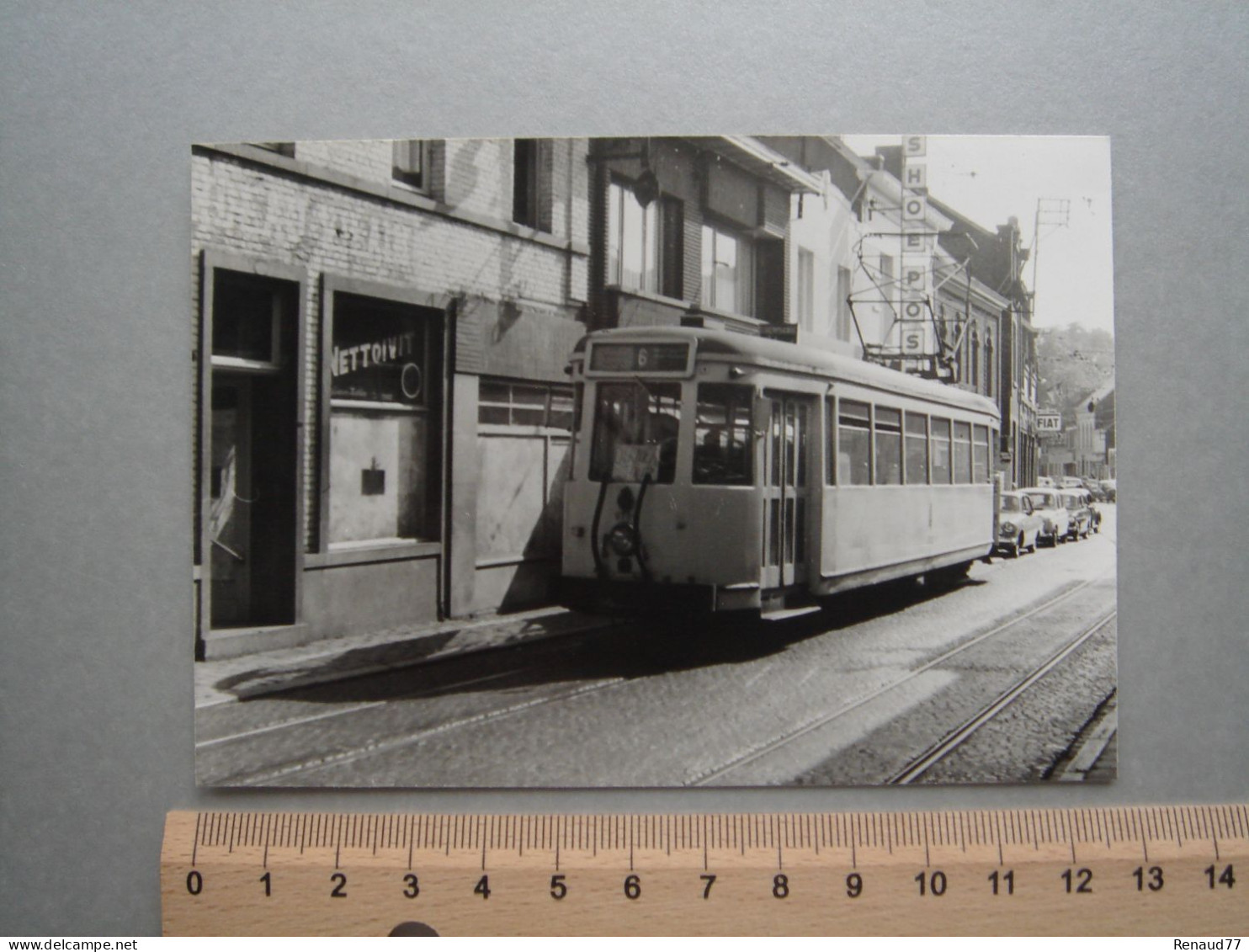 Photo - Dour - Rue Grande - Tram - Tramway - Ligne 6 - Dour