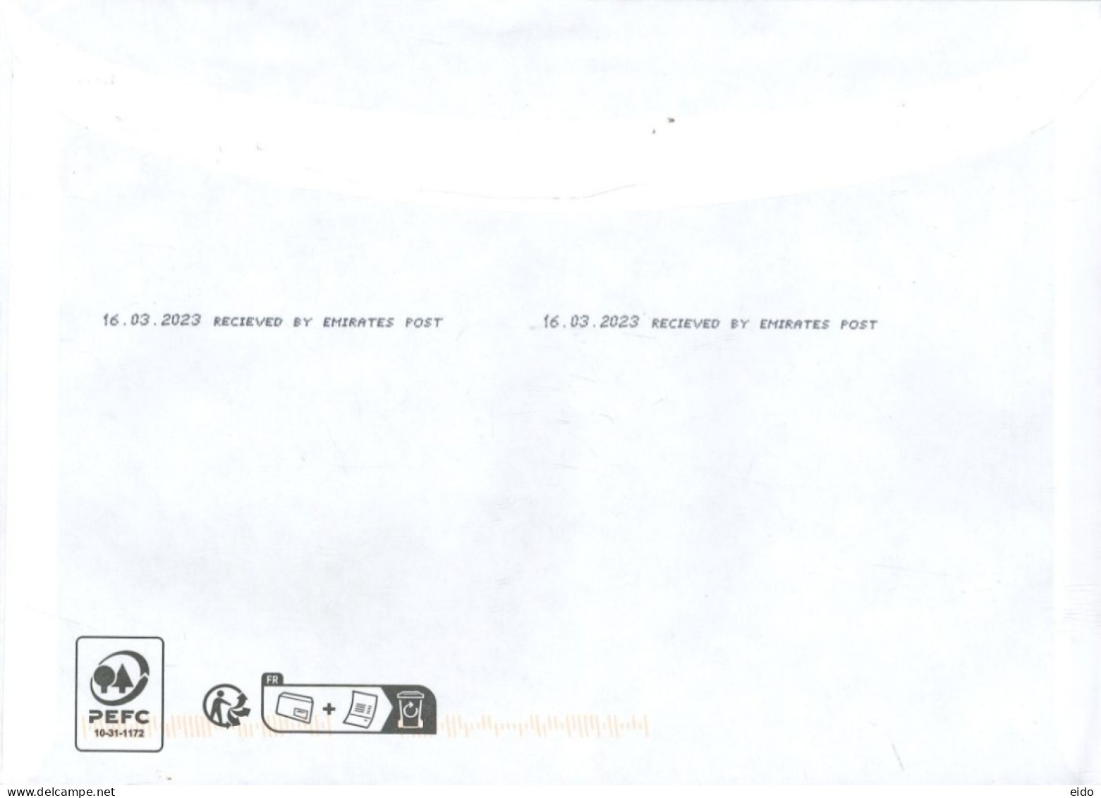 FRANCE - 2023, POSTAL PRIORIY FRANKING MACHINE COVER TO DUBAI. - Cartas & Documentos