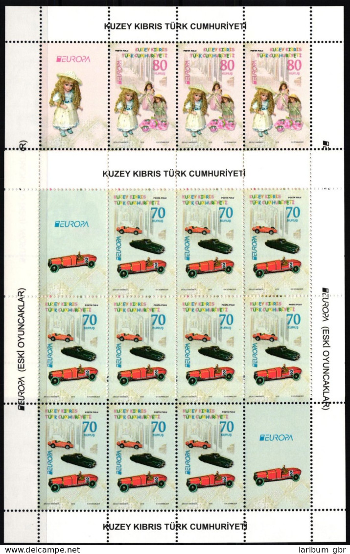 Türk. Zypern 810-811 Postfrisch Als Kleinbögen, Cept #JI470 - Used Stamps