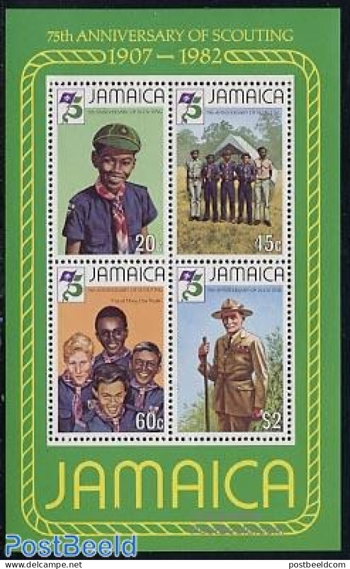 Jamaica 1982 Scouting S/s, Mint NH, Sport - Scouting - Jamaica (1962-...)