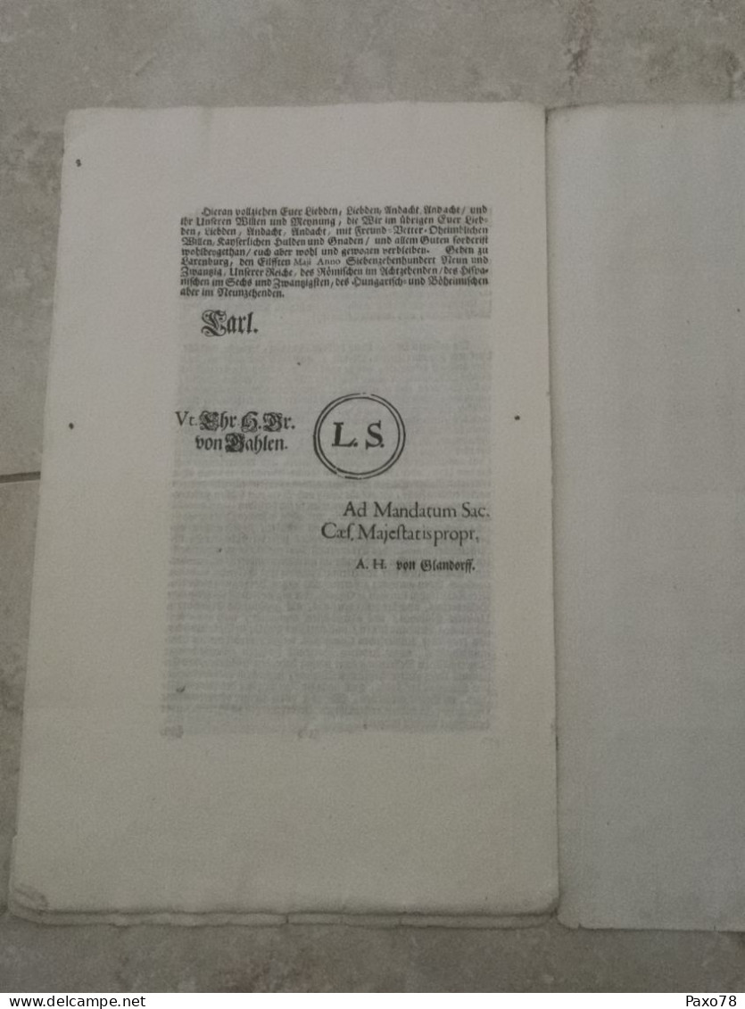 Lettre, Laxenburg 1729 - ...-1850 Préphilatélie