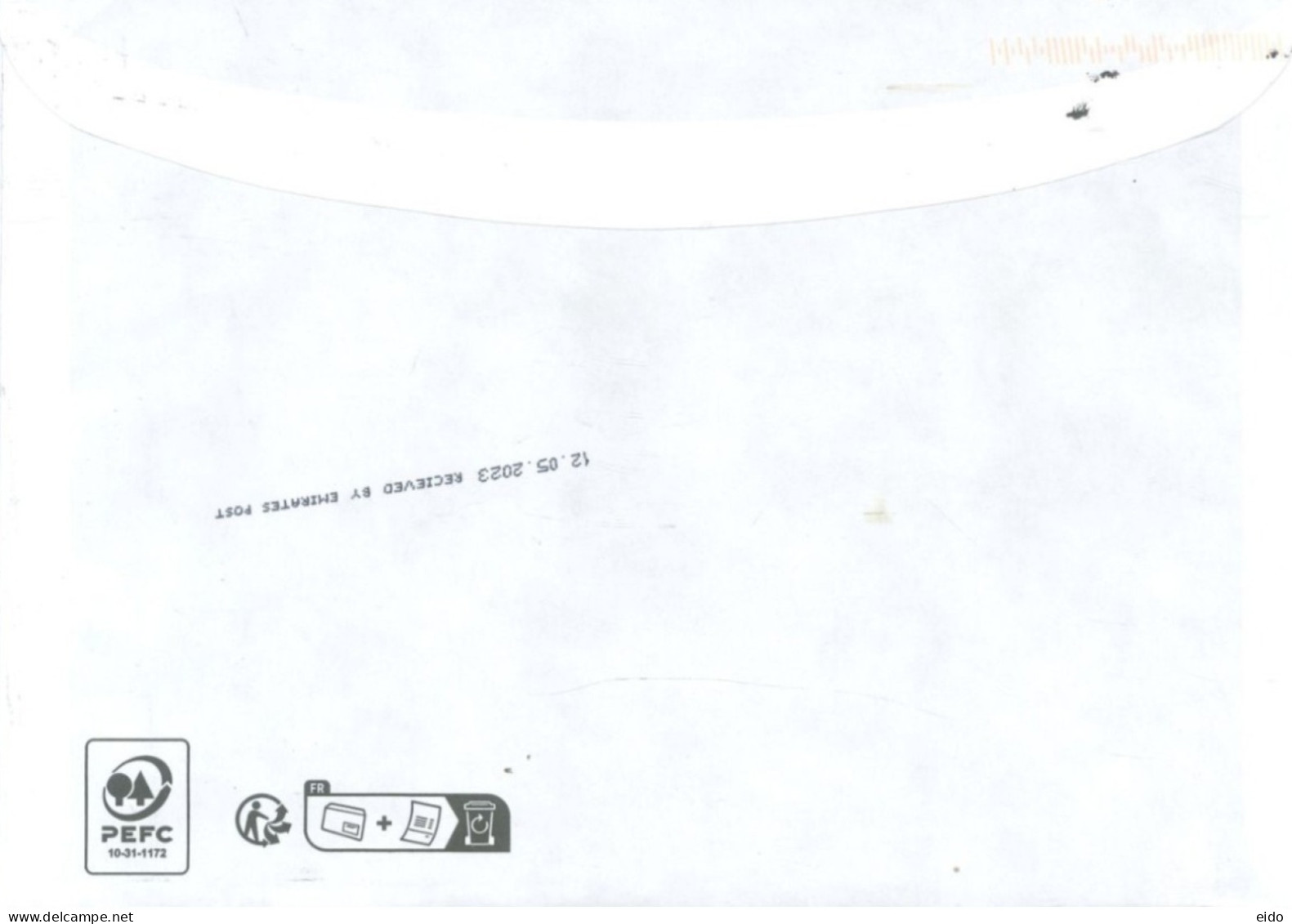 FRANCE - 2023, POSTAL PRIORIY FRANKING MACHINE COVER TO DUBAI. - Covers & Documents