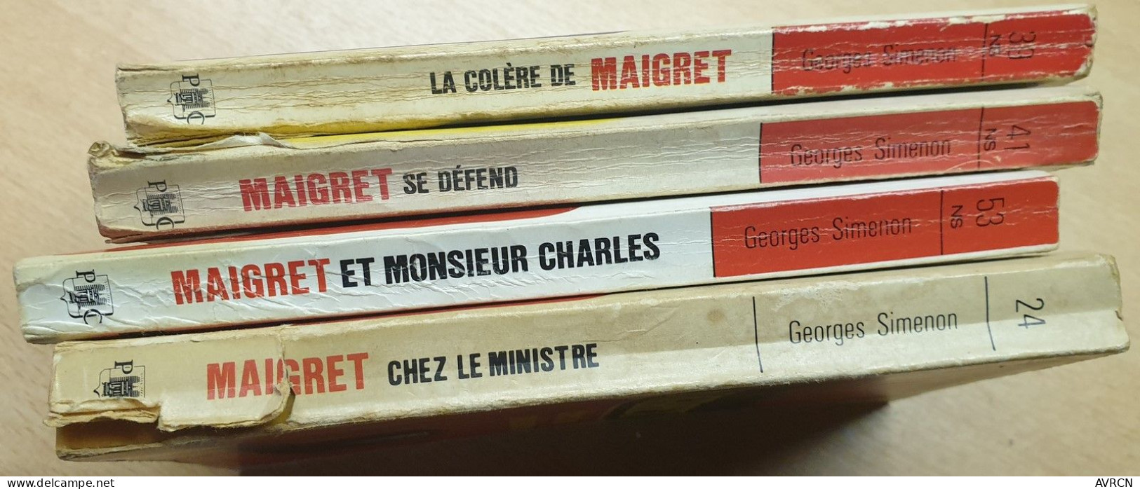 GEORGES SIMENON. LE COMMISSAIRE MAIGRET. 16 VOLUMES. - Simenon