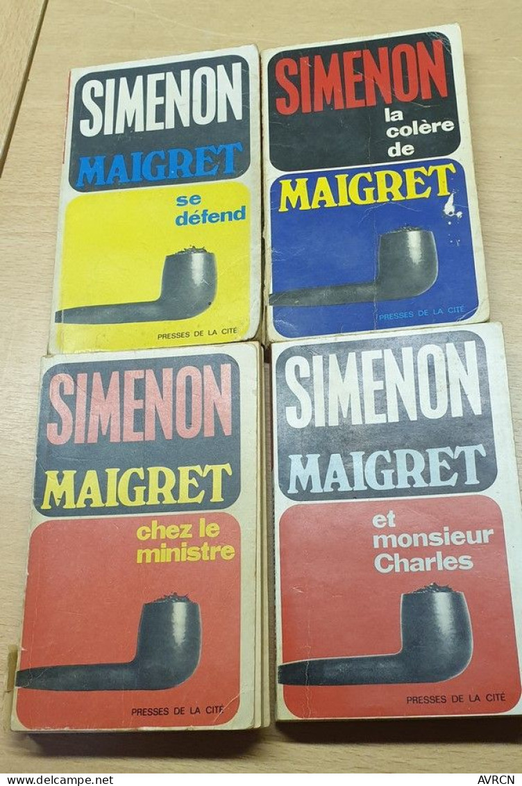 GEORGES SIMENON. LE COMMISSAIRE MAIGRET. 16 VOLUMES. - Simenon