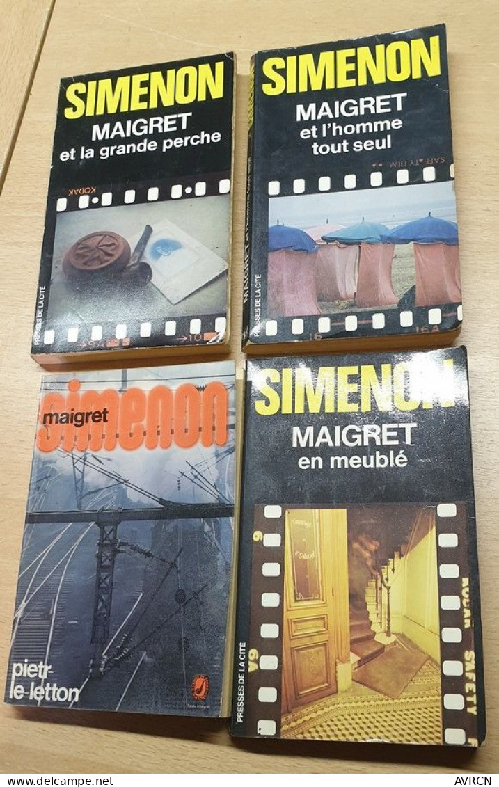 GEORGES SIMENON. LE COMMISSAIRE MAIGRET. 16 VOLUMES.