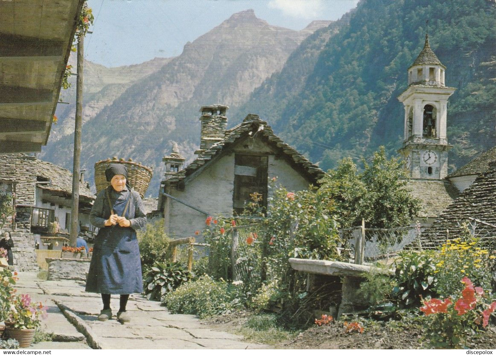 U5726 Sonogno - Valle Verzasca - Vista Pittoresca /  Viaggiata 1980 - Sonogno