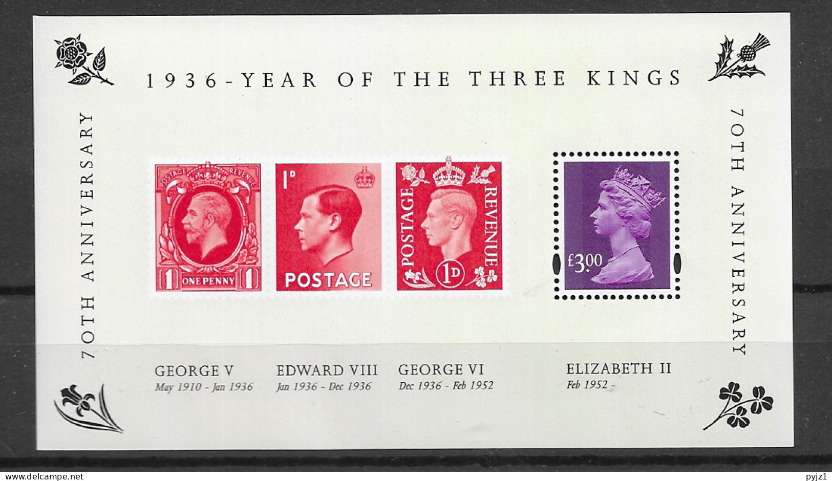 2006 MNH Great Britain Mi Block 31 Postfris** - Unused Stamps