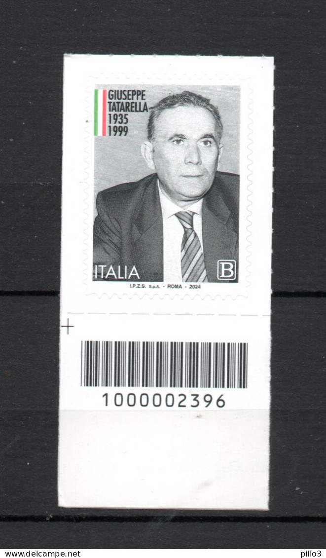 ITALIA :  Giuseppe TATARELLA - C/Barre N° 2396  MNH**   7.02.2024 - Barcodes