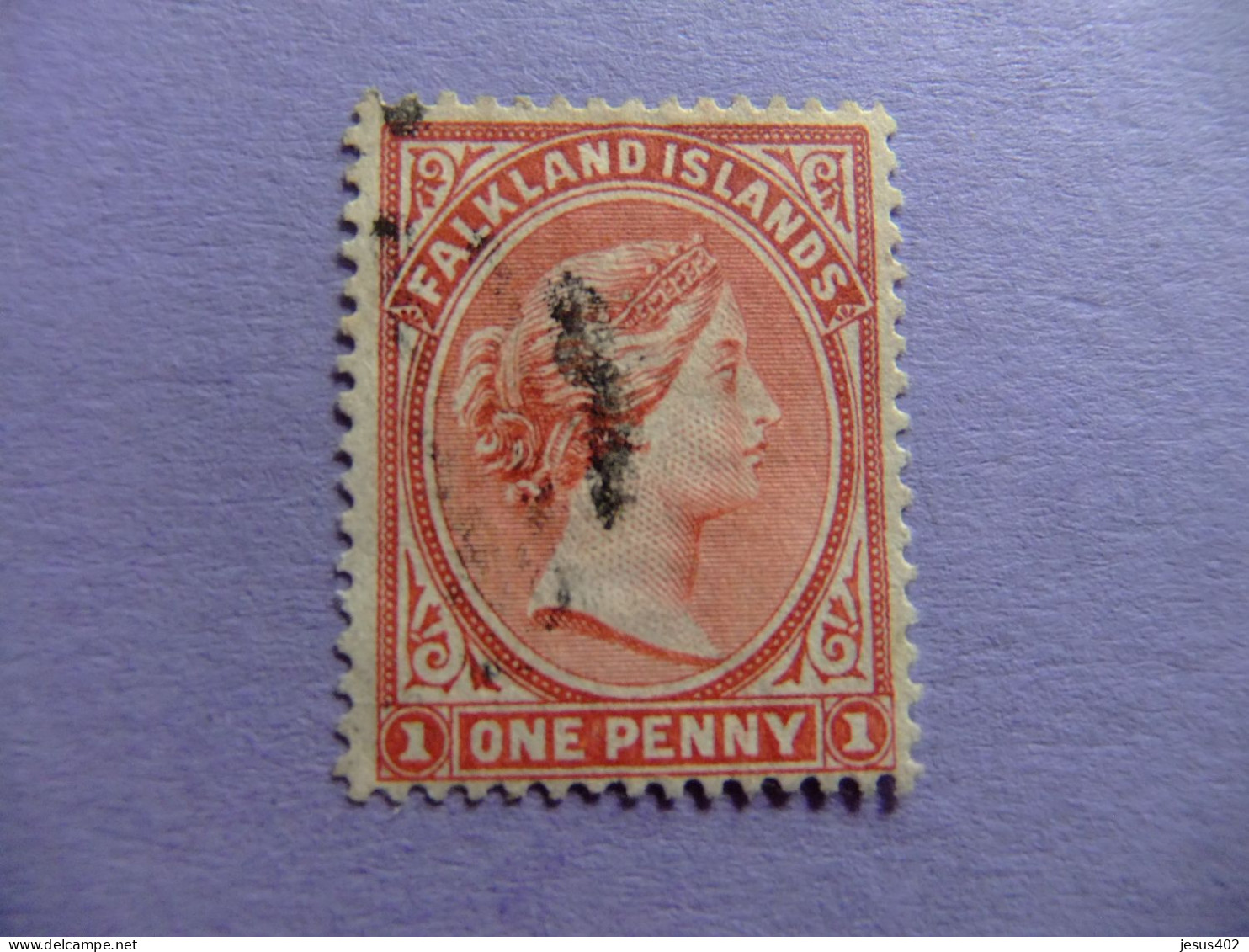 MALVINAS FALKLAND ISLANDS 1882 REINA VICTORIA  YVERT 5 FU - Malediven (...-1965)