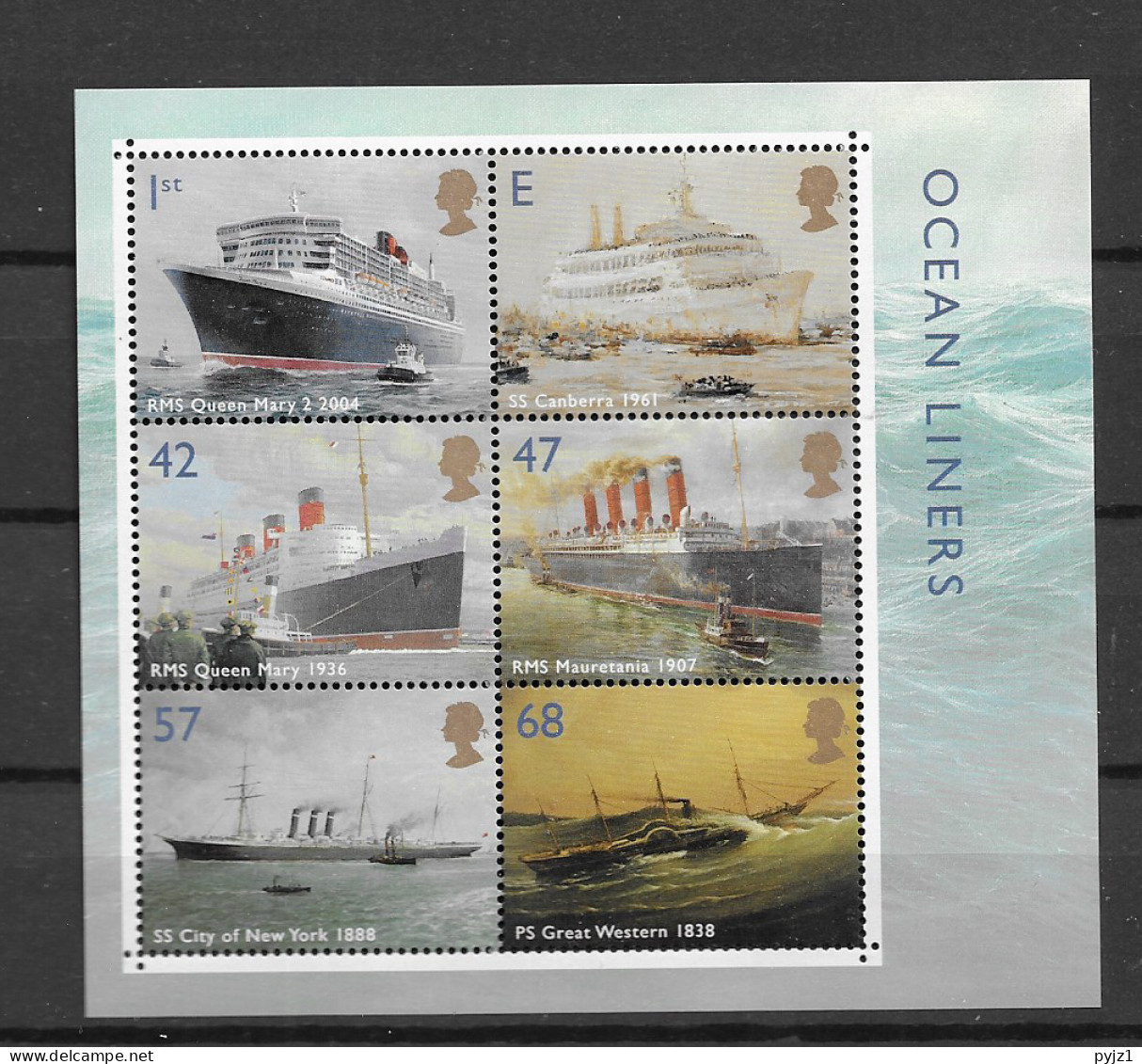 2004 MNH Great Britain Mi Block 19 Postfris** - Unused Stamps