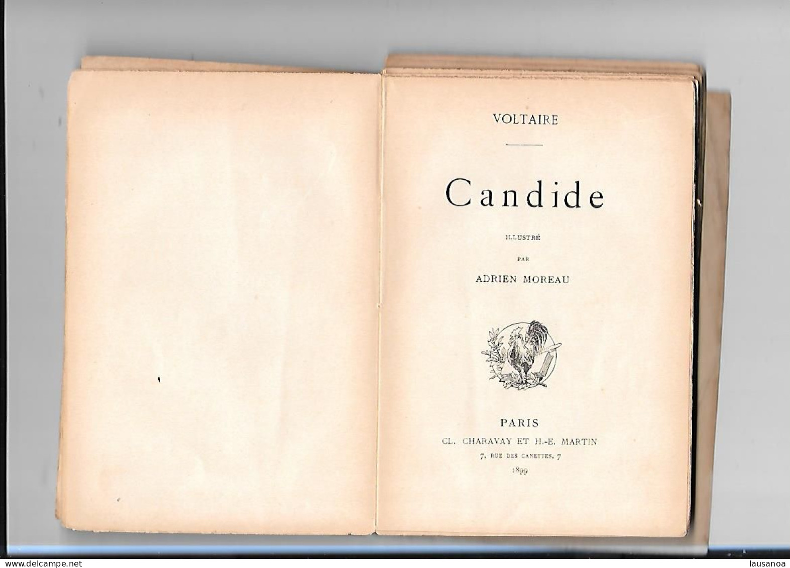 CANDIDE De VOLTAIRE -  Années 1899 - Editions Charavays Et Martin - French Authors