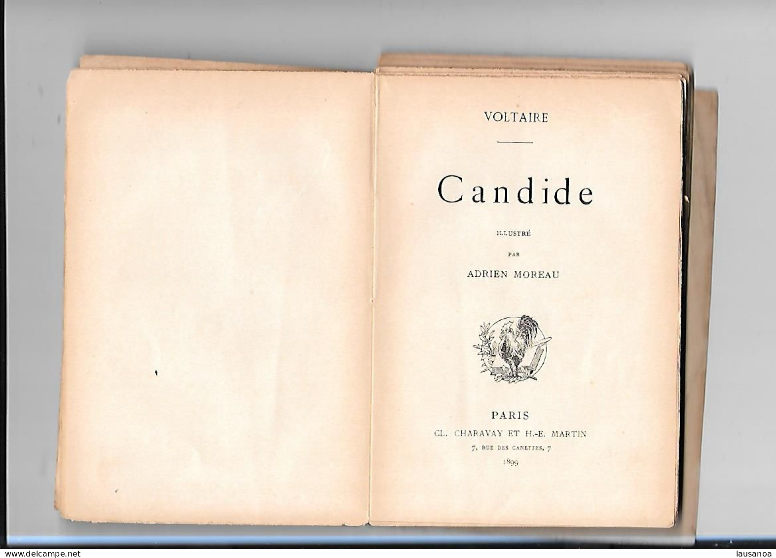 CANDIDE De VOLTAIRE -  Années 1899 - Editions Charavays Et Martin - Franse Schrijvers