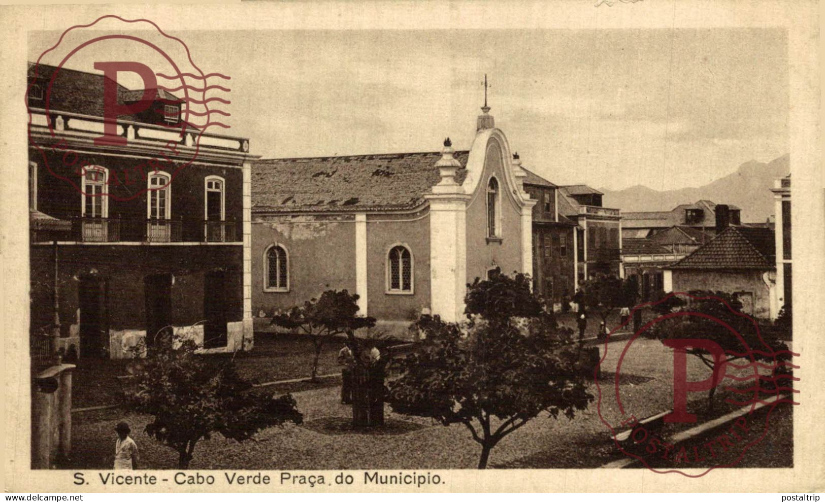 CABO VERDE.  S. Vicente - Praça Do Municipio - Cap Vert