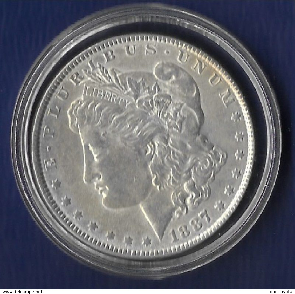 EE.UU AÑO 1897 1 DOLLAR PLATA " MORGAM" PESO 26,7 GR - 1878-1921: Morgan