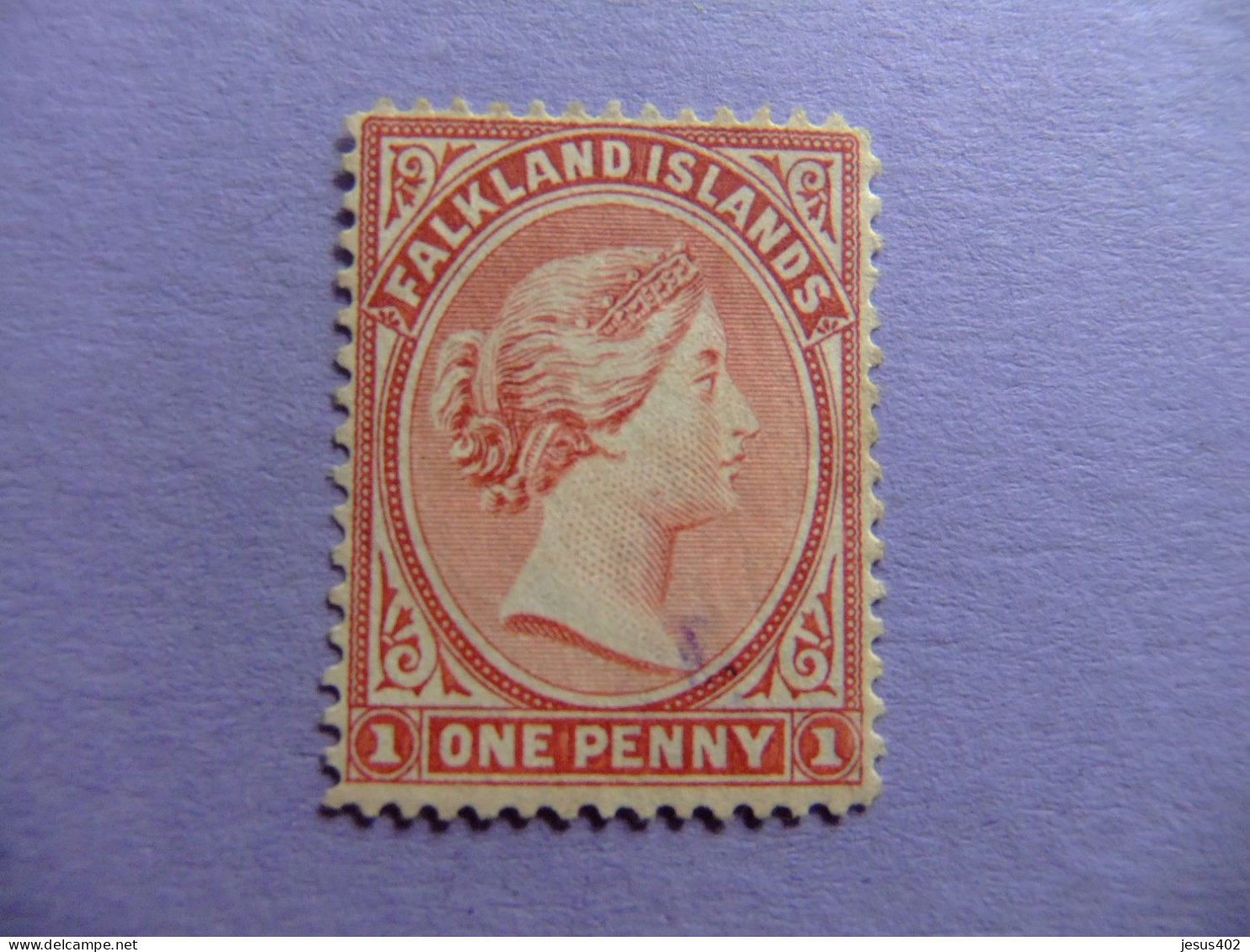 MALVINAS FALKLAND ISLANDS 1882 REINA VICTORIA  YVERT 5 FU - Maldiven (...-1965)