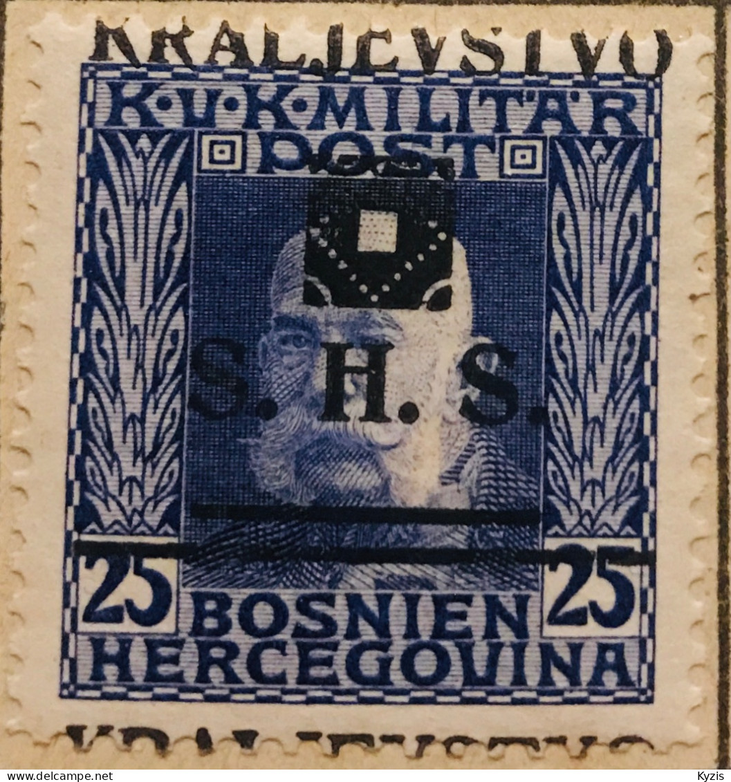 YOUGOSLAVIE ( Bosnie - Herzégovine) 1919 - Numéro Michel 37 - SURCHARGE DÉCALÉE - Nuevos