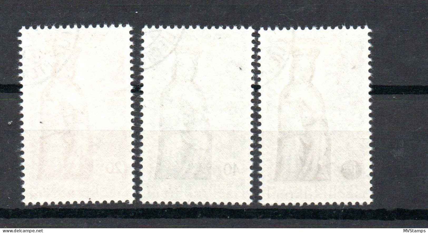 Liechtenstein 1954 Set Maria Magdalena Stamps (Michel 329/31) Nice Used - Usati