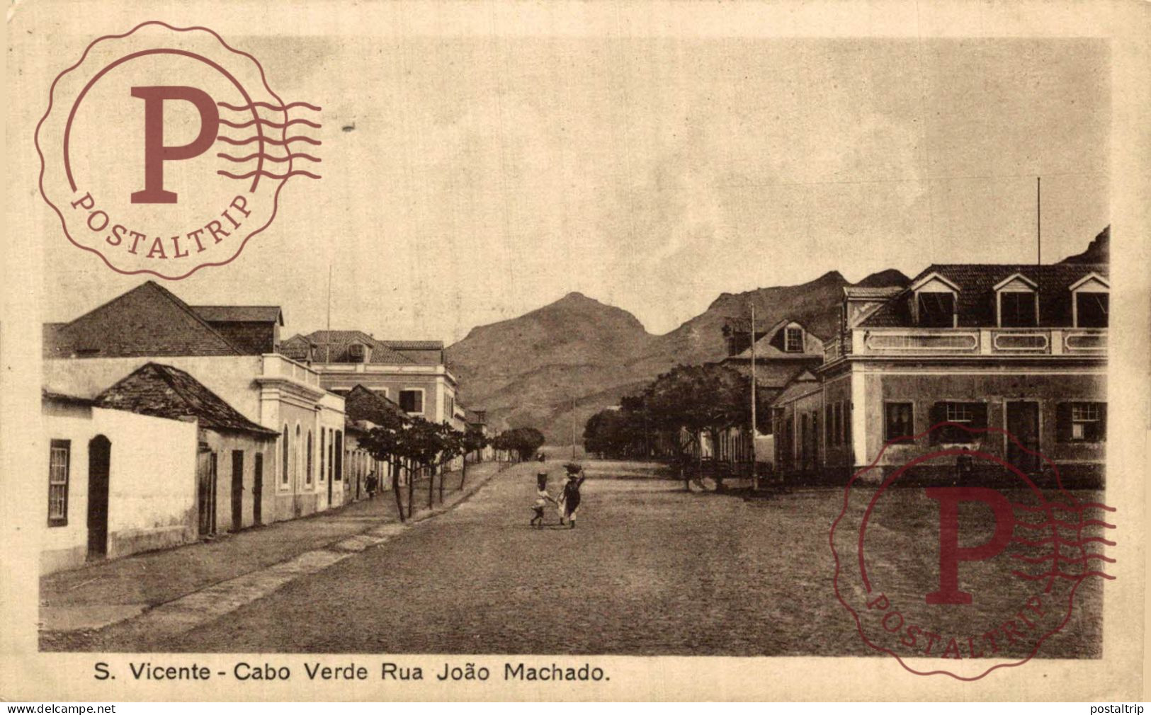 CABO VERDE.  S. Vicente Rua Joao Machado. - Kaapverdische Eilanden