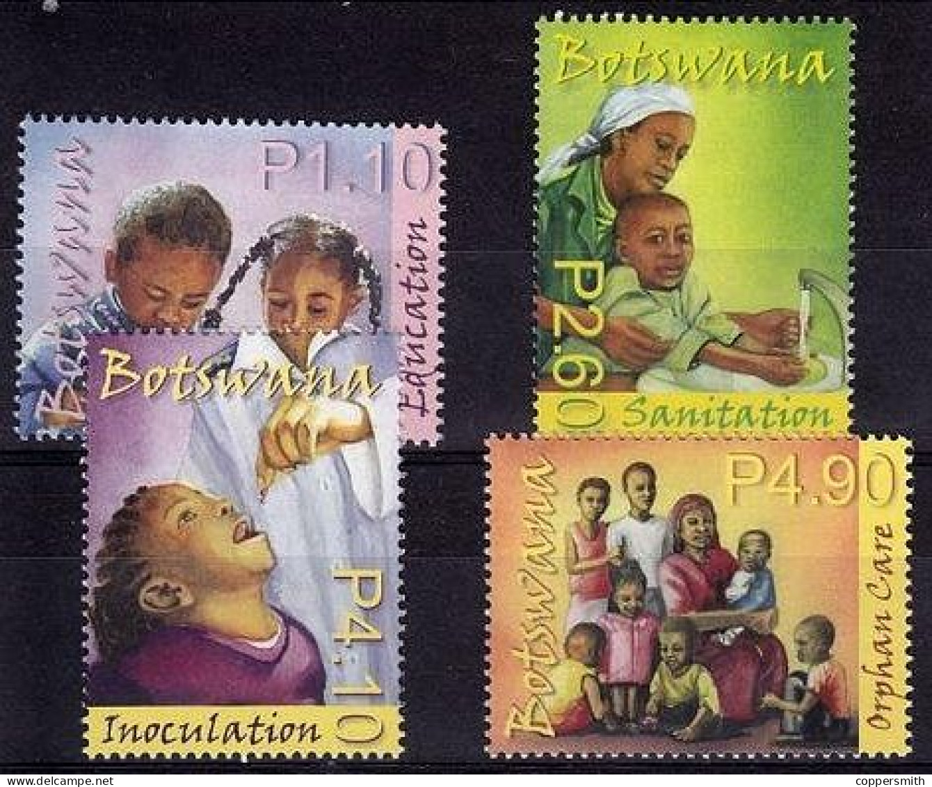 (239) Botswana  Youth Care / Jeunesse / Jugend  ** / Mnh  Michel 901-904 - Botswana (1966-...)