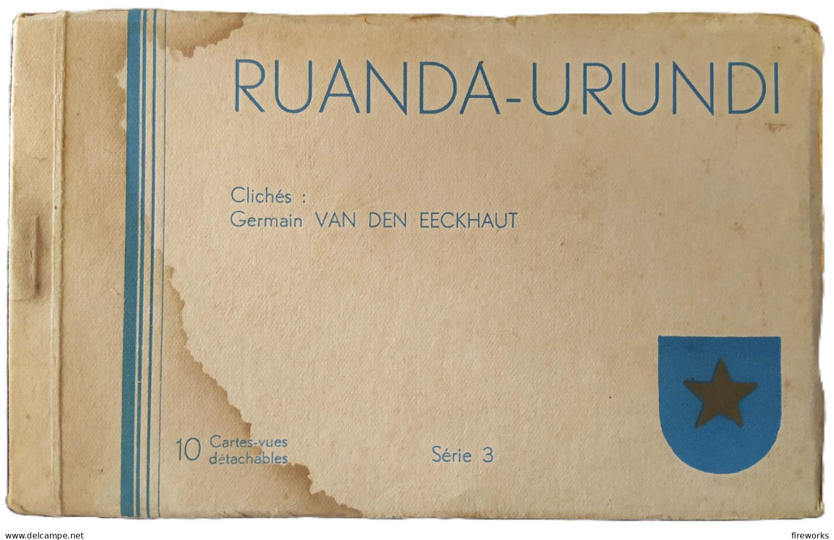 BEL ALBUM DE 10 CARTES VUES DETACHABLES RUANDA - URUNDI - Ruanda- Urundi