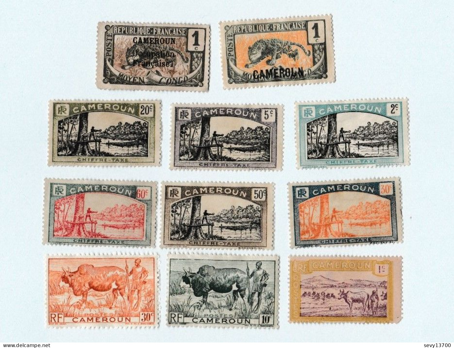 Lot 24 Timbres Cameroun - Ex Colonie - Unused Stamps