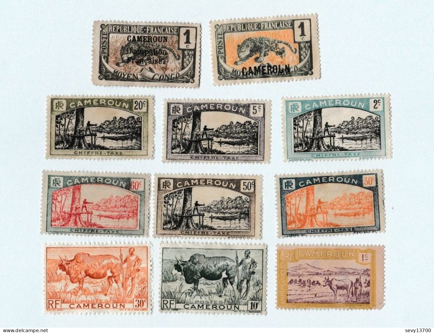 Lot 24 Timbres Cameroun - Ex Colonie - Neufs