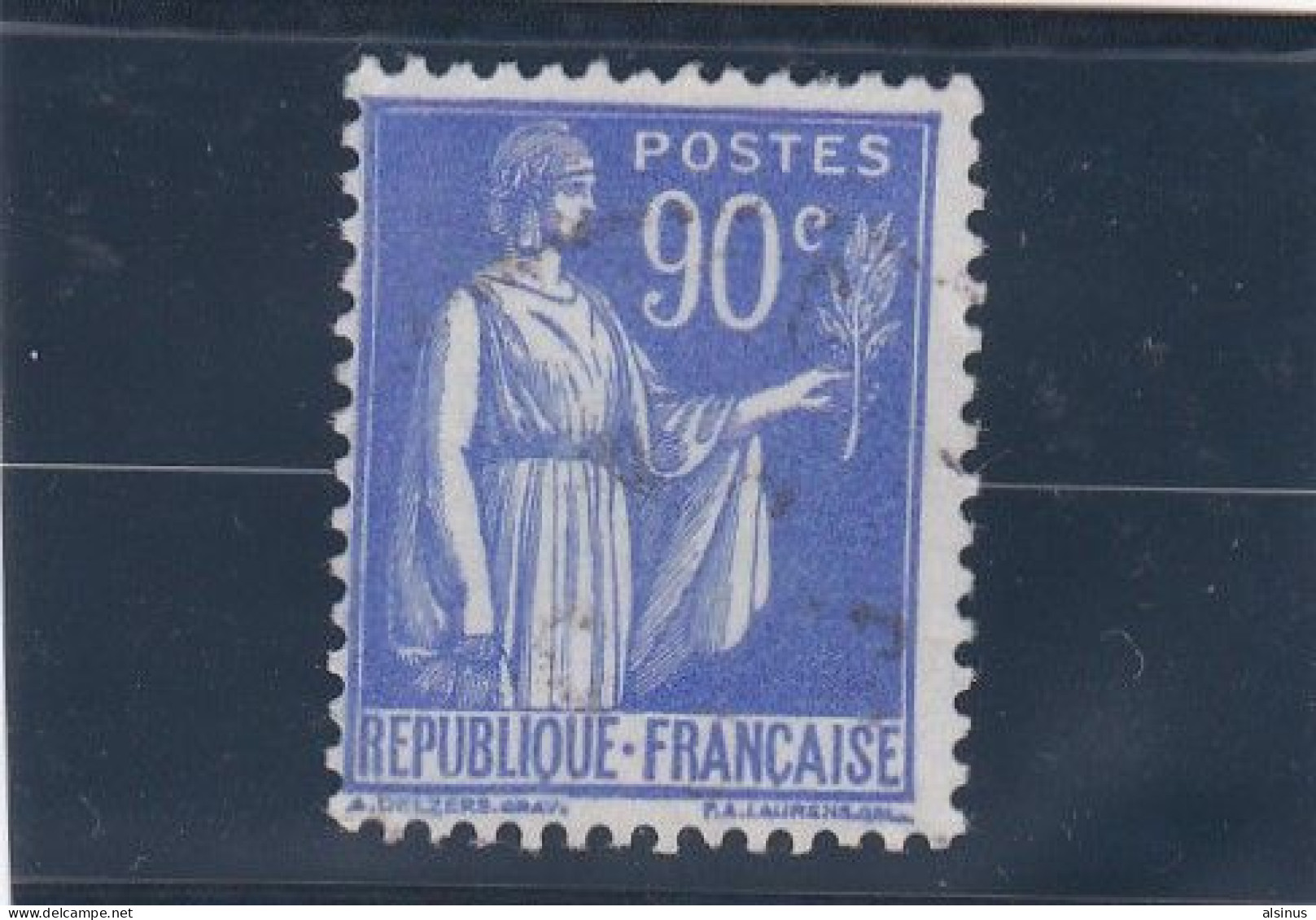 FRANCE - TYPE PAIX - N° 368b - 90 C OUTREMER - TYPE II - NEUF SANS GOMME - 1932-39 Paix