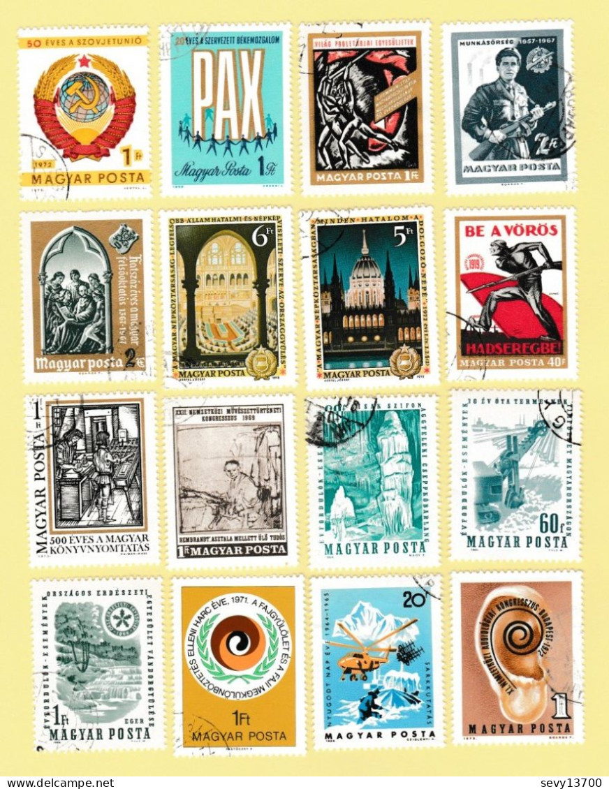Hongrie - Magyar Posta - Lot De 99 Timbres - Collections
