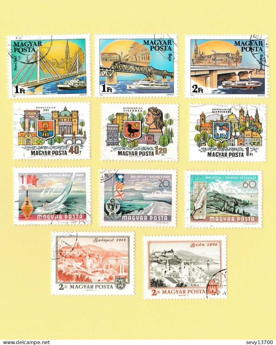 Hongrie - Magyar Posta - Lot De 99 Timbres - Collections