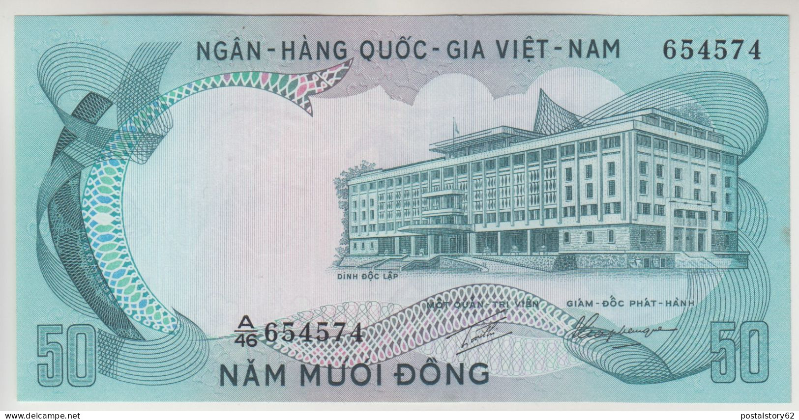 Vietnam Del Sud, Banconota 50 Dong 1972 P. 30/A FDS - Viêt-Nam