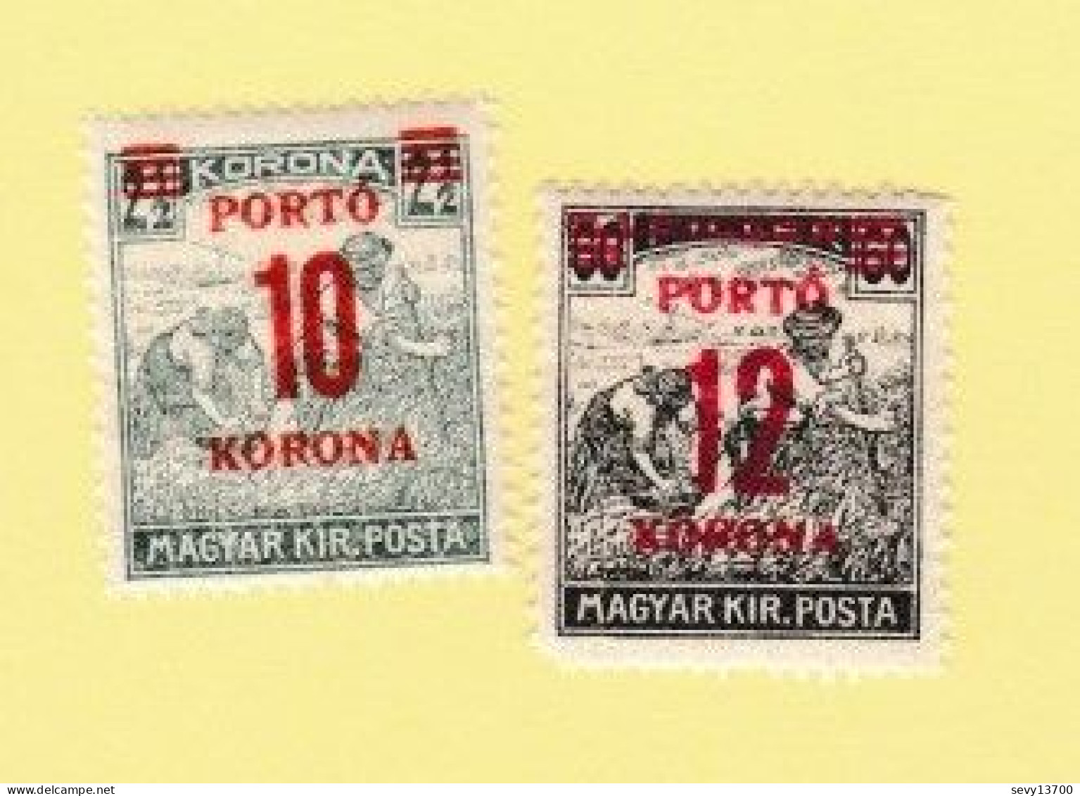 Hongrie - Magyar Posta - Lot De 36 Timbres Le Travail, L'artisanat, Les Moissons, La Faïence Et La Dentelle - Collections