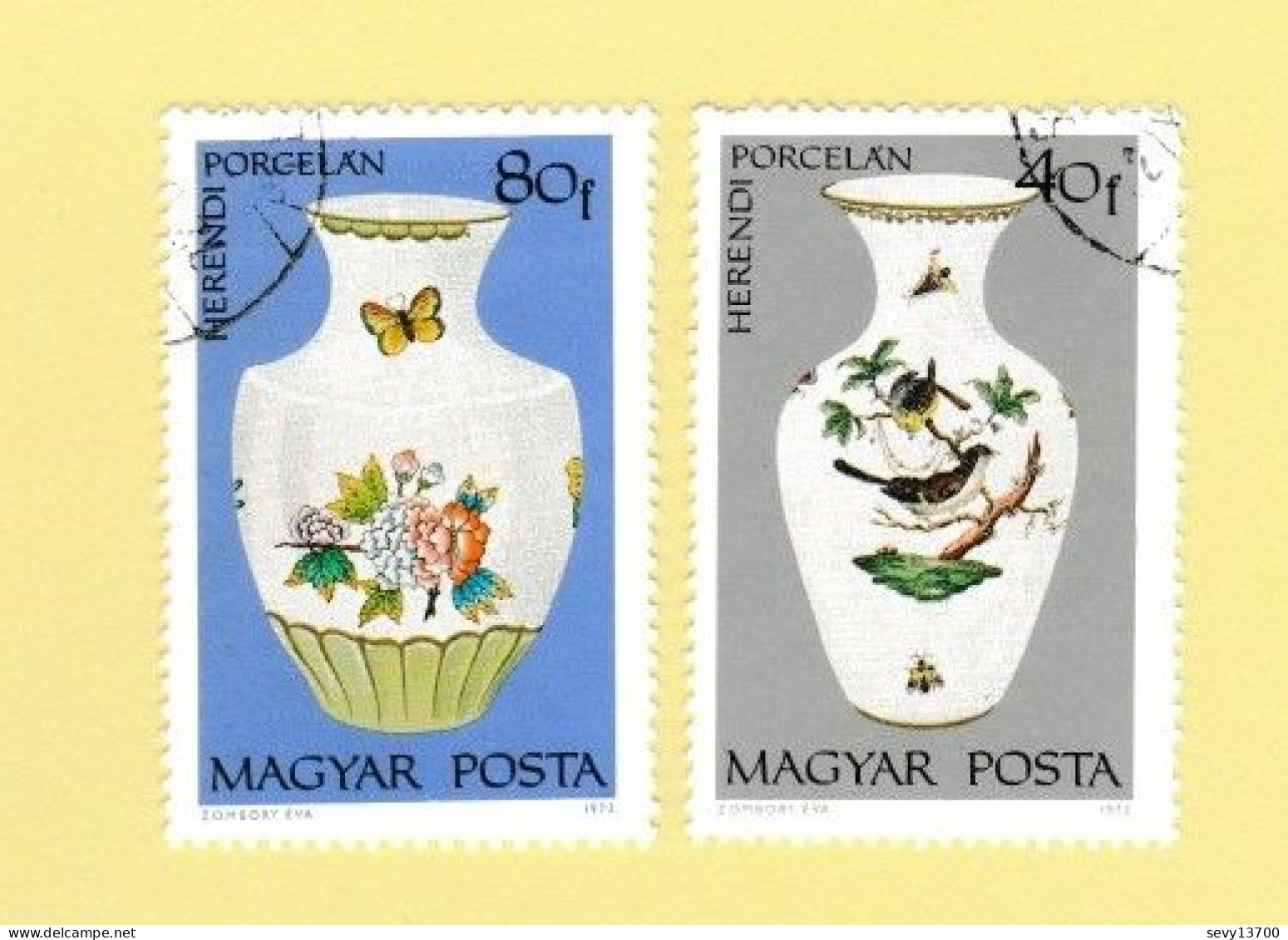 Hongrie - Magyar Posta - Lot De 36 Timbres Le Travail, L'artisanat, Les Moissons, La Faïence Et La Dentelle - Sammlungen