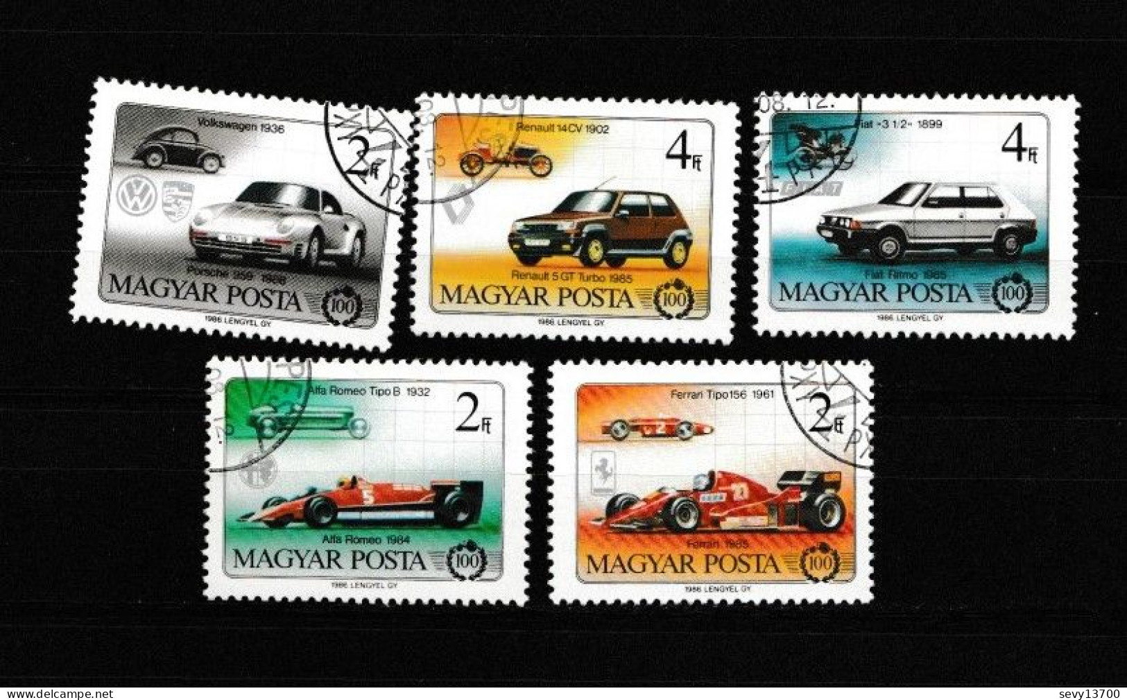 Hongrie  - Magyar Posta - Lot De 39 Timbres Les Transports - Train, Bus, Auto, Bateaux, Montgolfière, Motos - Collections