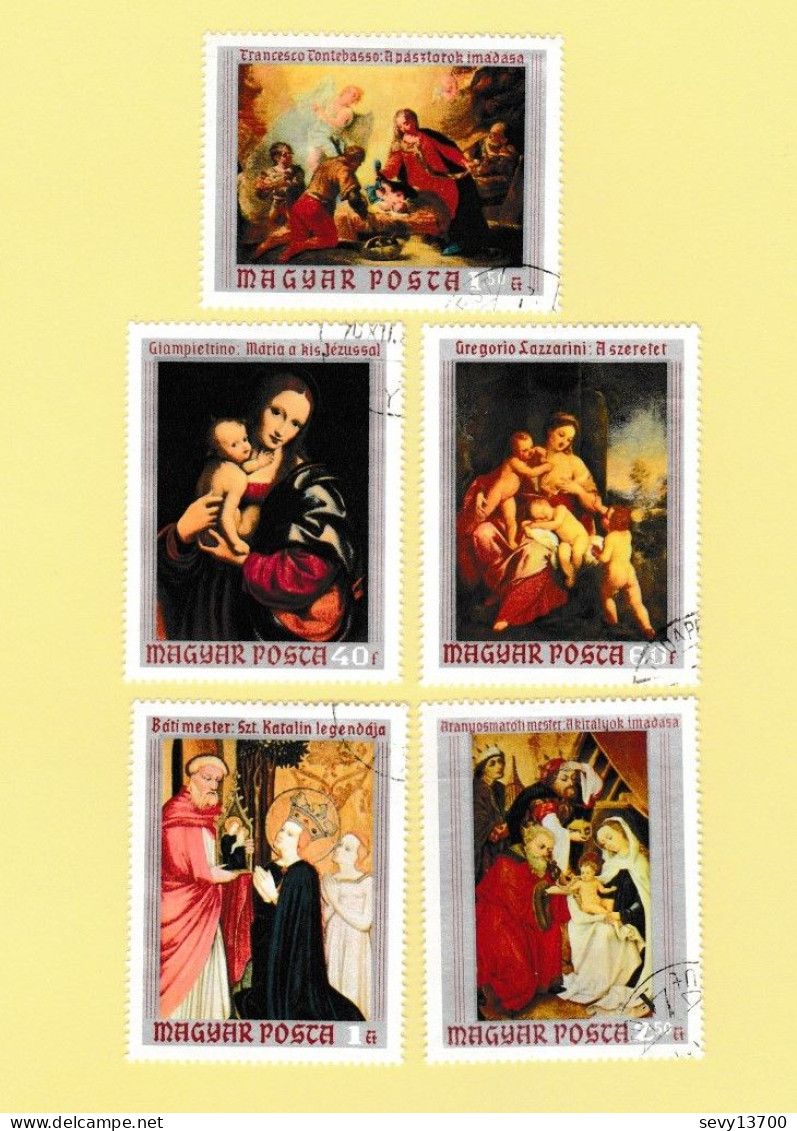 Hongrie - Magyar Posta - L'art - La Peinture Lot De 24 Timbres Tableaux - Collections