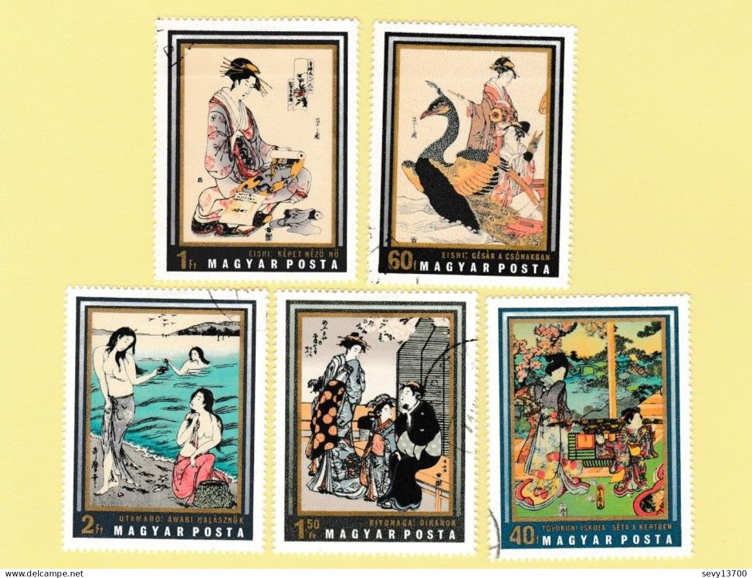 Hongrie - Magyar Posta - L'art - La Peinture Lot De 24 Timbres Tableaux - Collections