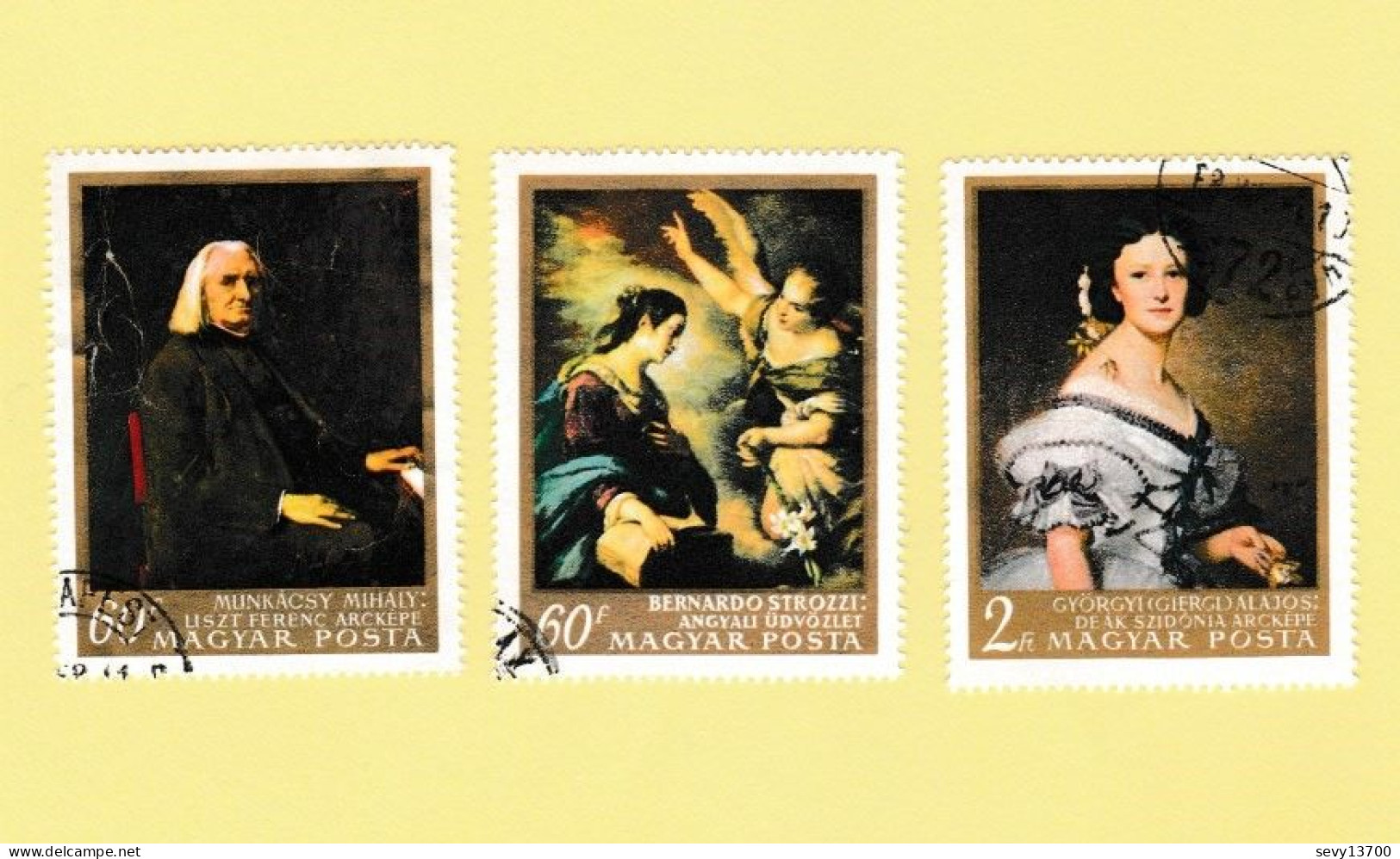 Hongrie - Magyar Posta - L'art - La Peinture Lot De 24 Timbres Tableaux - Collections