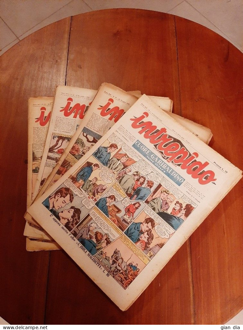 INTREPIDO Ed.Universo. Annata Completa 1948  52 Numeri. VERSIONE GIORNALE. NON DA RILEGATURA - Comics 1930-50