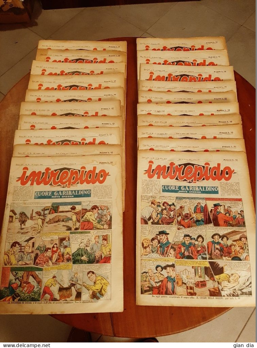 INTREPIDO Ed.Universo. Annata Completa 1948  52 Numeri. VERSIONE GIORNALE. NON DA RILEGATURA - Klassiekers 1930-50