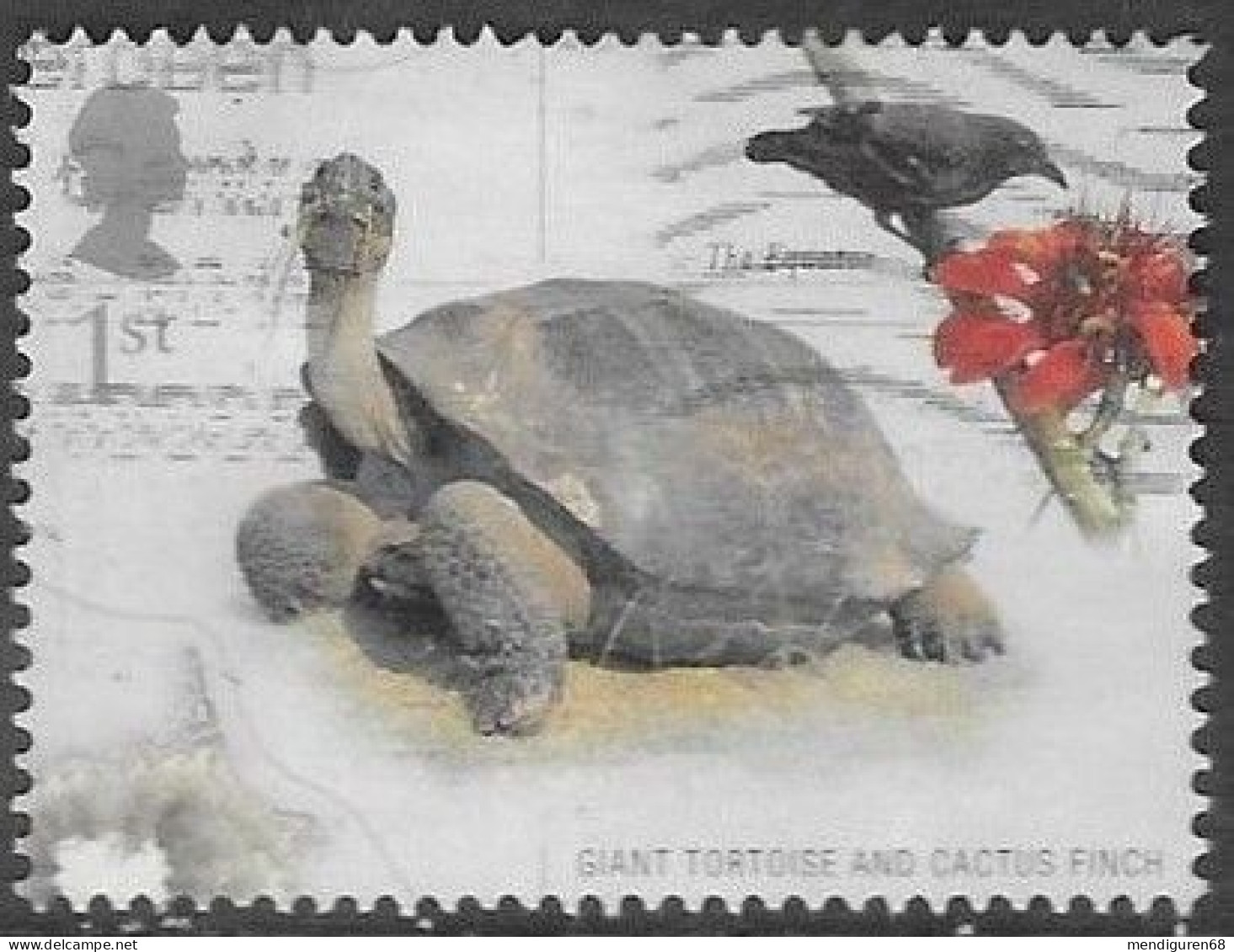 GROSSBRITANNIEN GRANDE BRETAGNE GB  2009 FROM M/S CHARLES DARWIN: GIANT TORTOISE 1ST USED SG MS2904B SC SH2626B - Unused Stamps