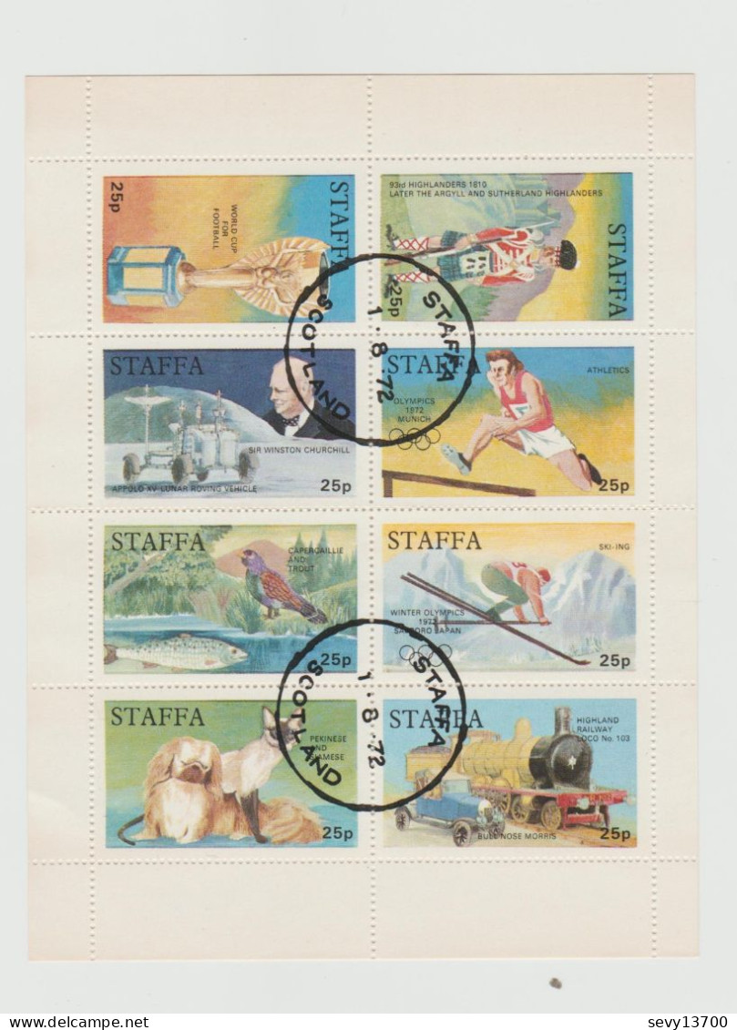 Ecosse - Staffa Scotland - Bloc De 8 Timbres - Scozia