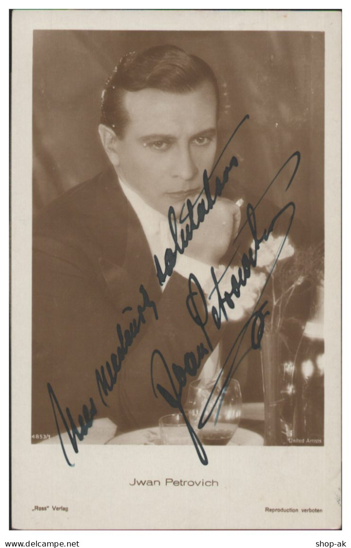 XX19233/ Iwan Petrovich Original Autogramm Ross Foto AK  - Autographs
