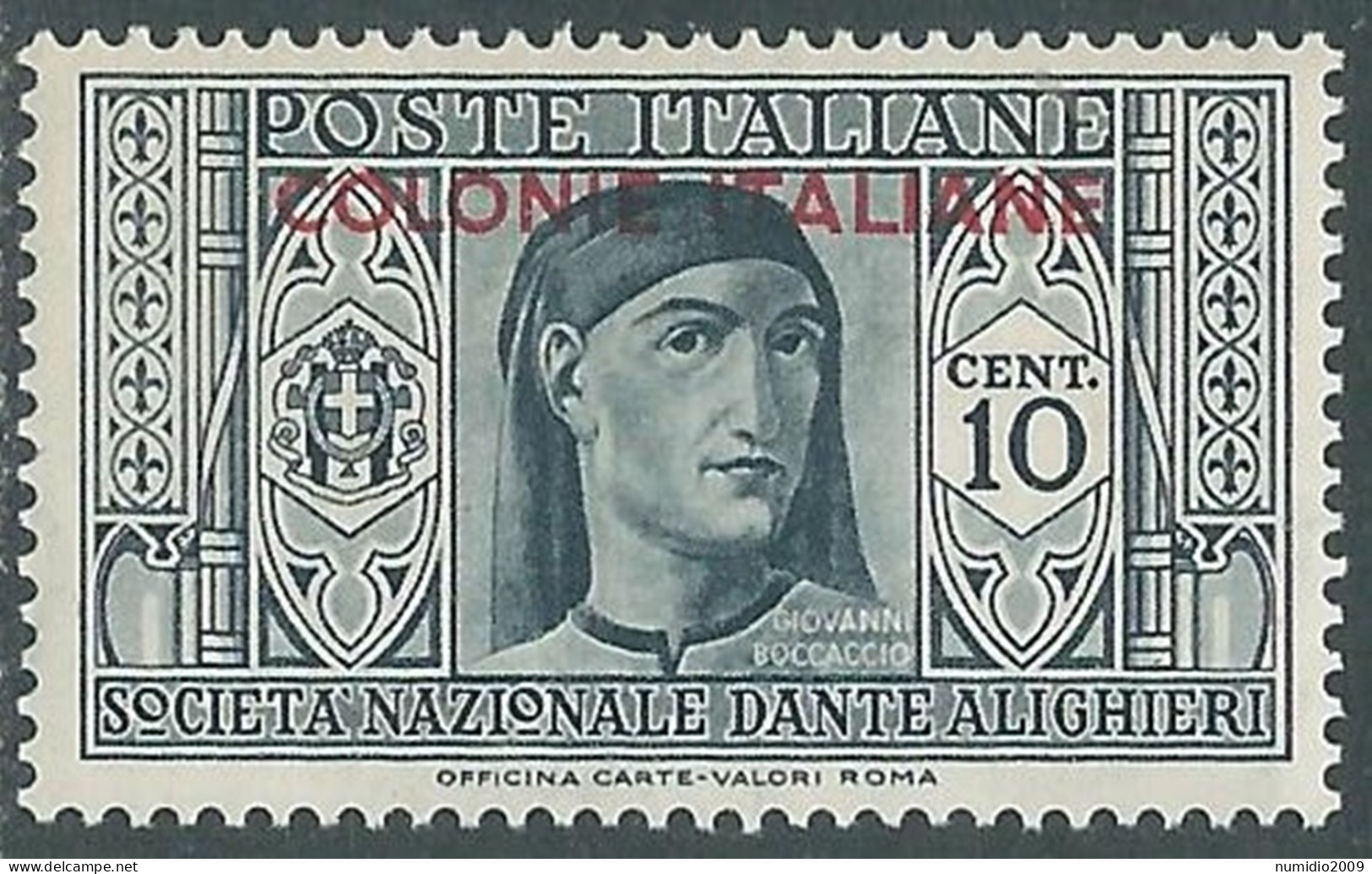 1932 EMISSIONI GENERALI DANTE 10 CENT MNH ** - RA23-3 - Emissions Générales