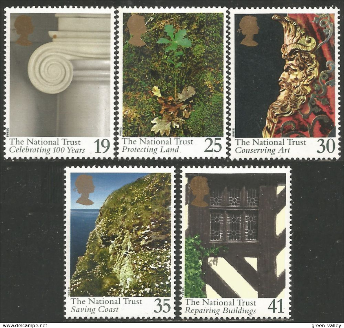 422 G-B 1995 Nation Trust Ecologie Nature Protection Environment Arts MNH ** Neuf SC (GB-1606) - Unused Stamps