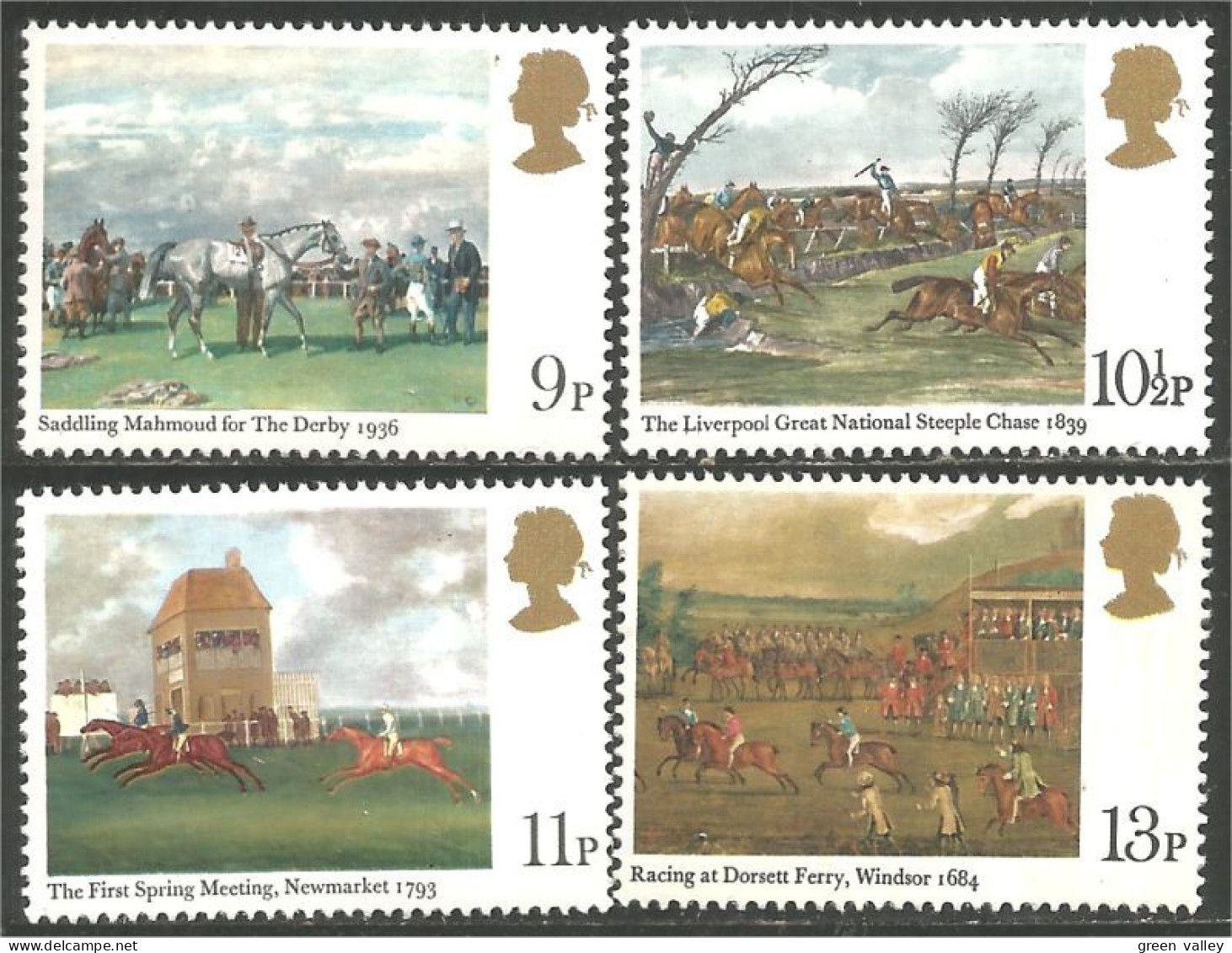 422 G-B 1979 Tableaux Horse Racing Derby Paintings MNH ** Neuf SC (GB-863c) - Otros & Sin Clasificación