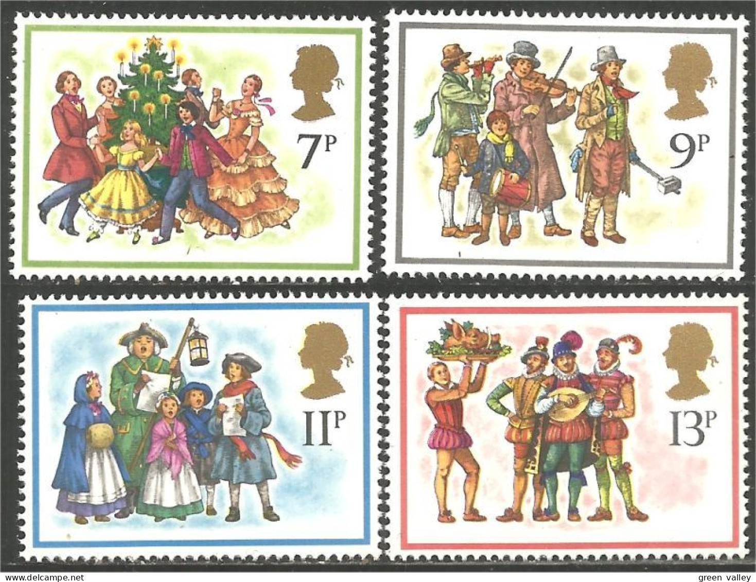 422 G-B 1978 Noel Christmas Anges Angels Weihnachten Natale Nadal Navidad MNH ** Neuf SC (GB-847a) - Unused Stamps