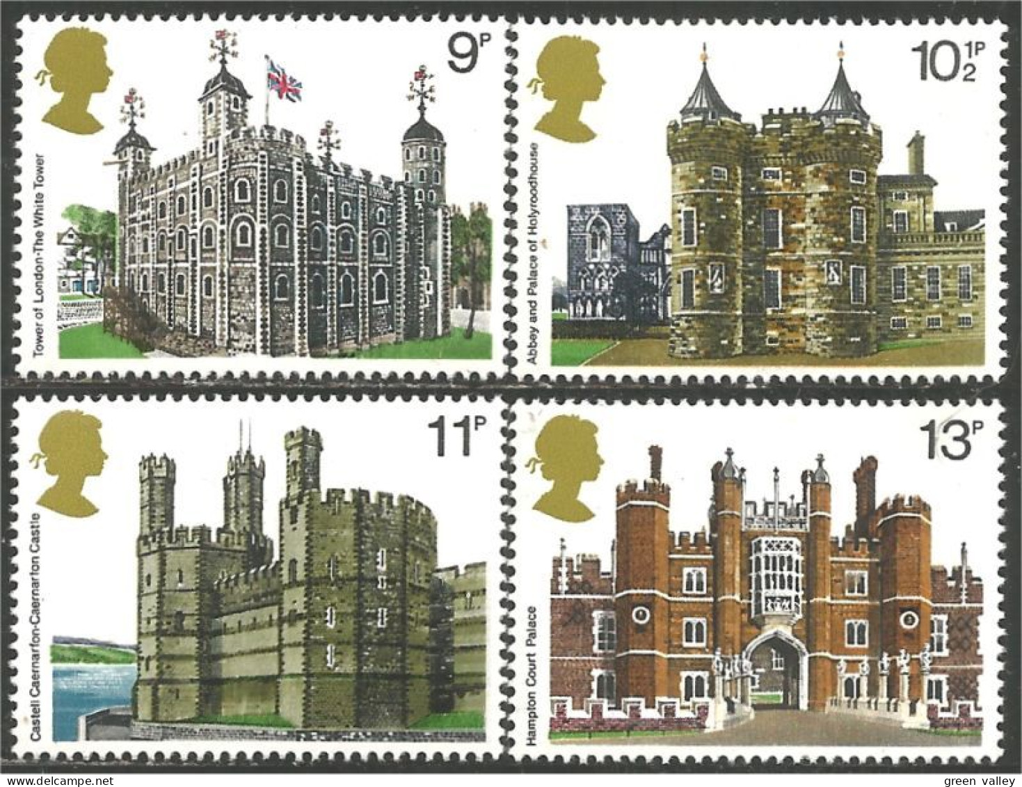 422 G-B 1978 London 1980 Architecture Castles Chateaux Abbey Abbaye Palace MNH ** Neuf SC (GB-831a) - Ungebraucht