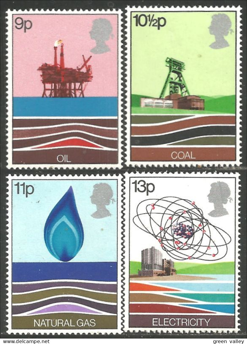 422 G-B 1978 Electricity Nuclear Power Plant Centrale Atomique Nucléaire MNH ** Neuf SC (GB-827d) - Electricity