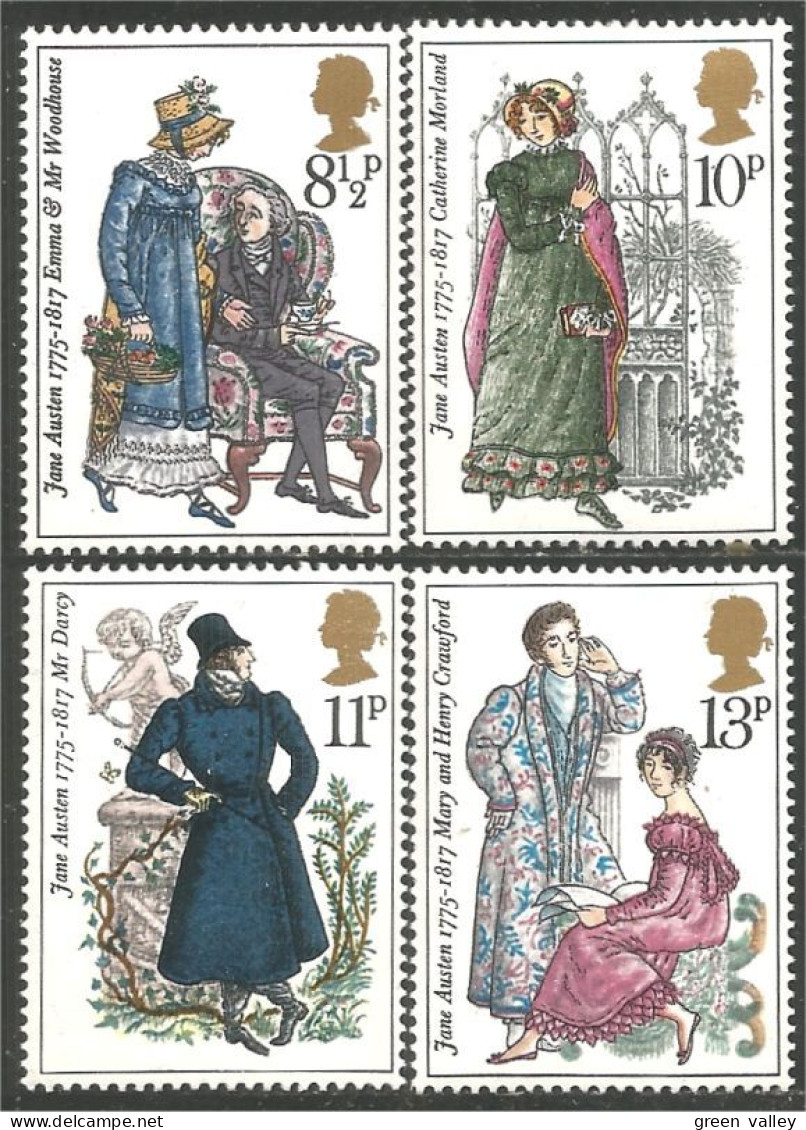 422 G-B 1975 Jane Austen Novelist Ecrivain MNH ** Neuf SC (GB-754b) - Berühmte Frauen