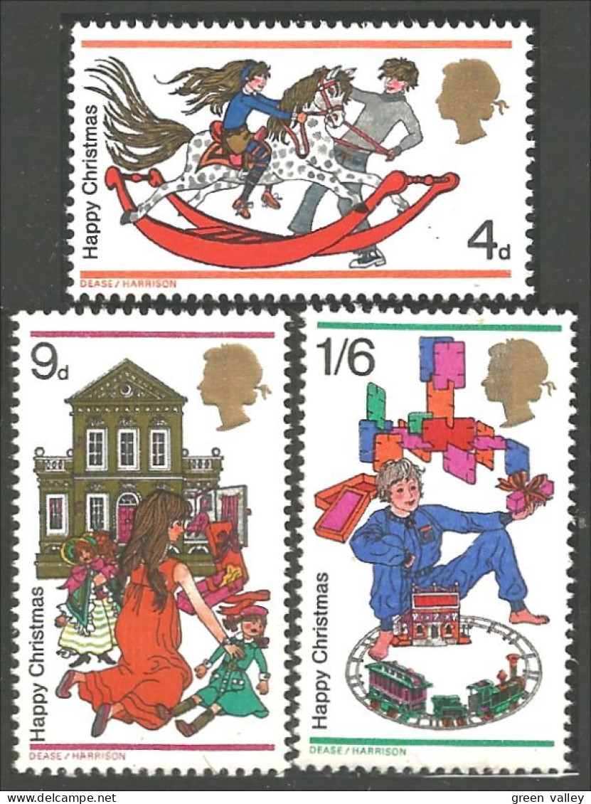 420 G-B 1968 Noel Christmas Enfants Children Dolls Toys Poupées Jouets MNH ** Neuf SC (GB-34a) - Unused Stamps