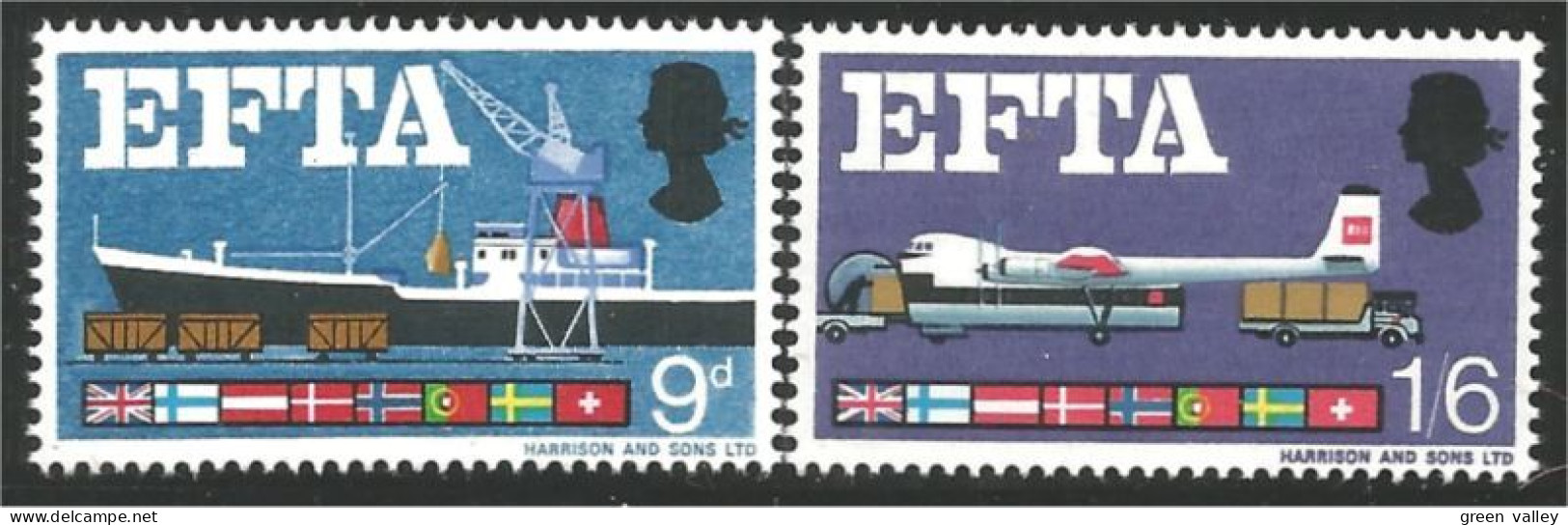 420 G-B 1967 EFTA AELE Free Trade Libre Echange MNH ** Neuf SC (GB-21b) - Factories & Industries